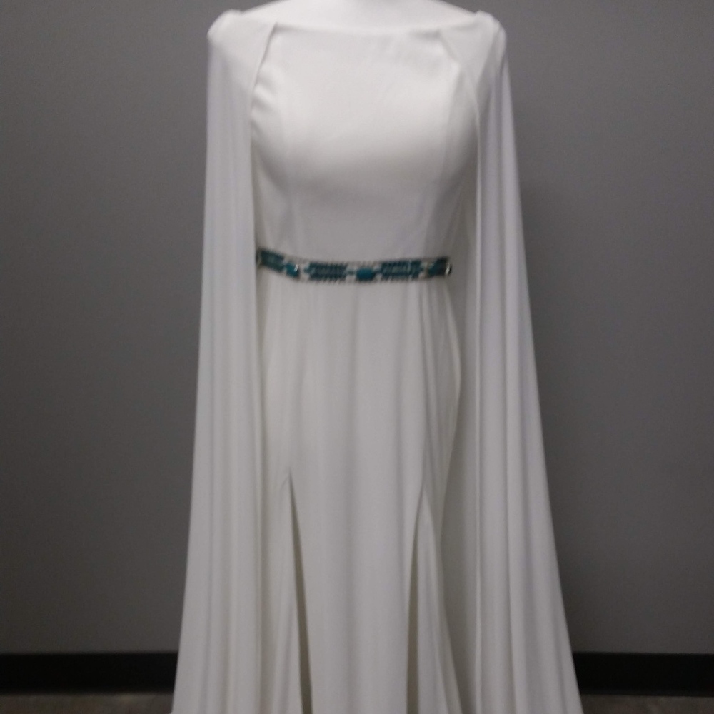 White prom dress